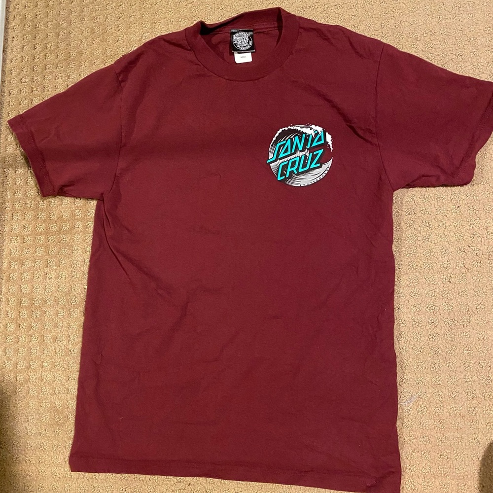Santa Cruz Men’s Wave Tee Sz Small